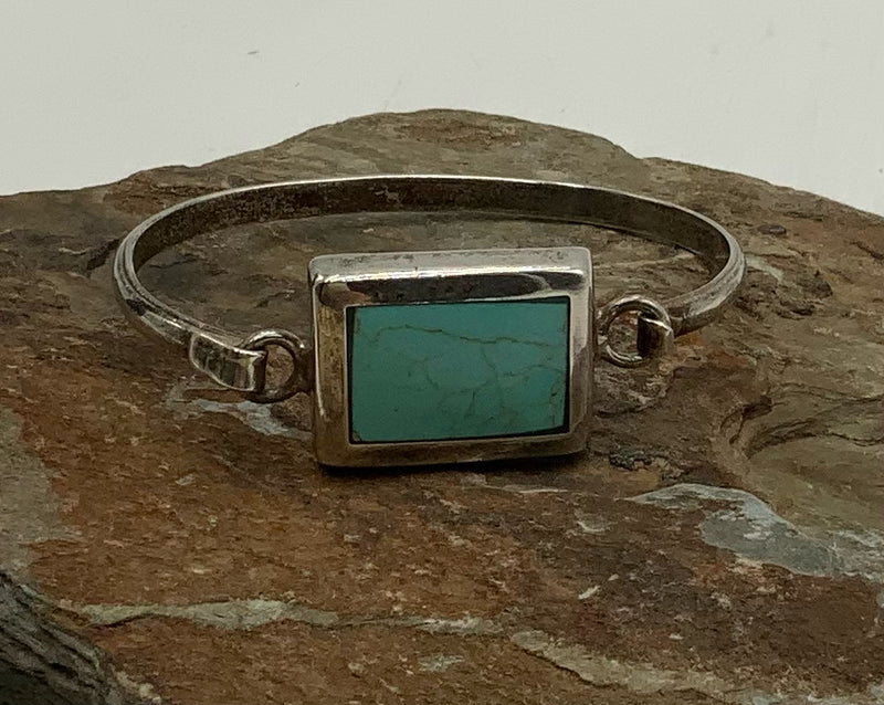 Mexican Sterling & Howlite Bracelet