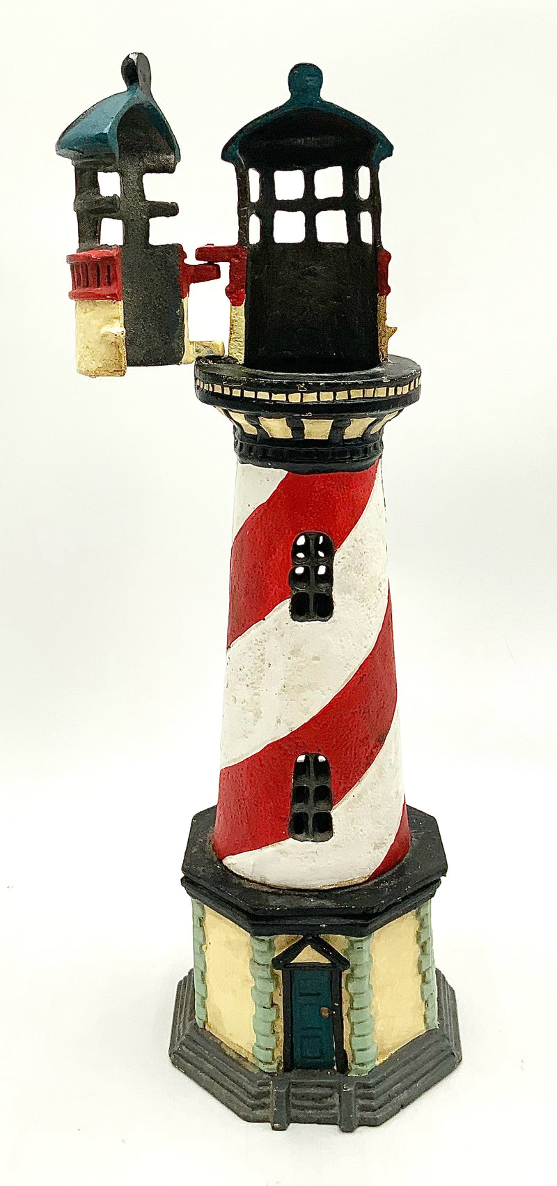 Vintage Cast Iron Lighthouse Tea Light Holder