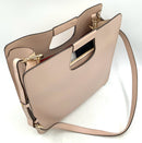 Dooney & Bourke Italia Collection Blush Leather Rufina Cutout Handle Satchel