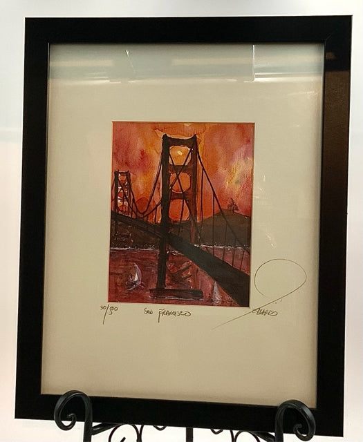 Eduardo Guzman Numbered Print of Golden Gate Bridge