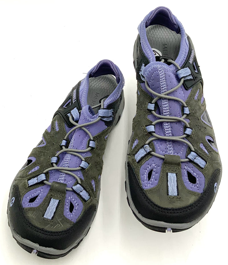 MERRELL Purple Grey Black Blaze All Out Blaze Waterproof Shoes 6.5