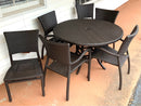 Summer Classics Resin Wicker Dining Table & Chairs