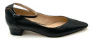 FRANCO SARTO Black Lea Karlyn  Low Block Heel Pumps 8