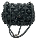 VALENTINO Black Quilted Lambskin SpikeMe Turnlock Flap Bag