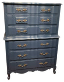 Vintage Painted French Style Chest of Drawers