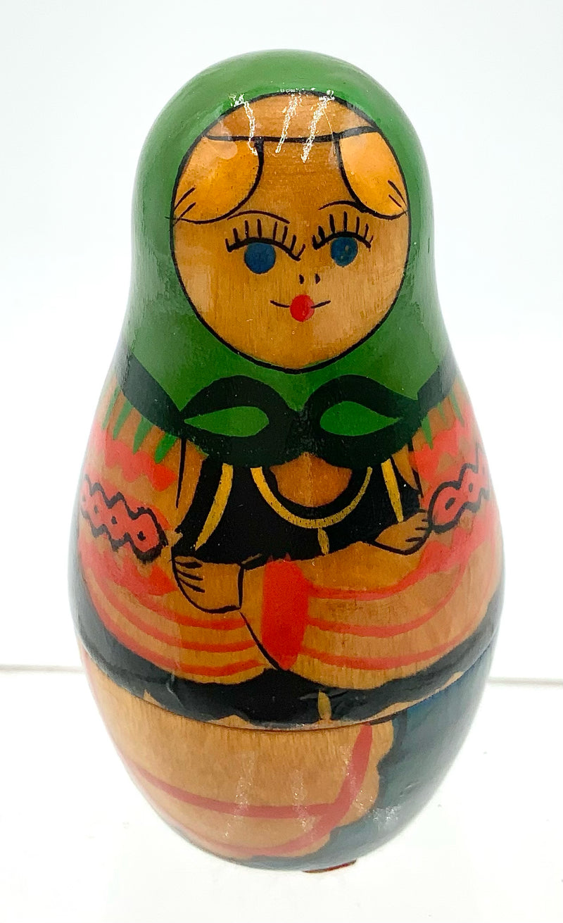 Set/4 Vintage Russian Nesting Dolls