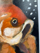 Original Acrylic on Canvas of Goldfish