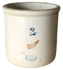 Vintage 2 Gallon Red Wing Pottery Crock