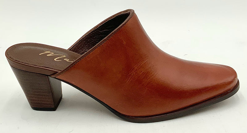 MATISSE Brown Leather Commodore Mules 6M