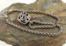 DAVID YURMAN Sterling & Onyx Albion Necklace w/14kt Gold Accents