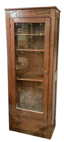 Mission Style Oak China/ Gun Cabinet