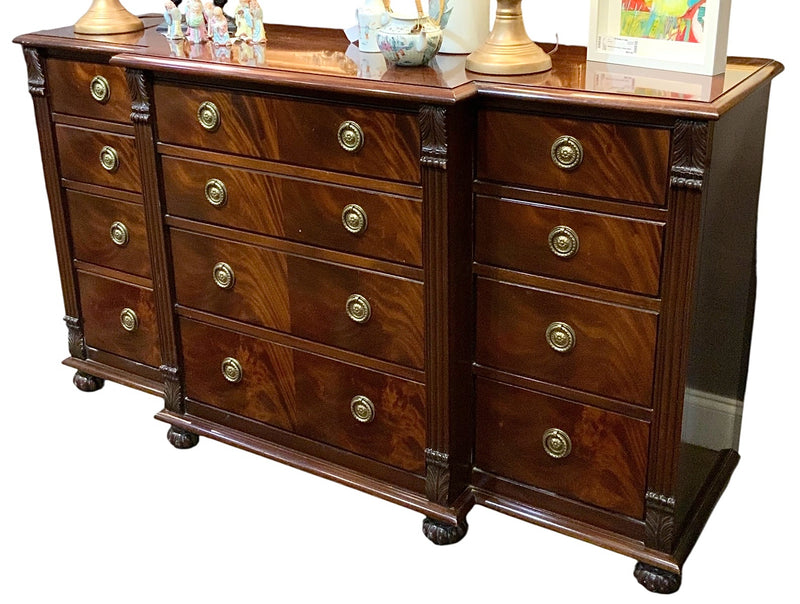 Hickory Chair Mahogany Low Chest of Drawers