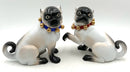 Pair of Jeanne Reed Ceramic Pug Figures