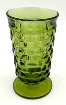 Set/15 INDIANA Whitehall Green Glass Tumblers