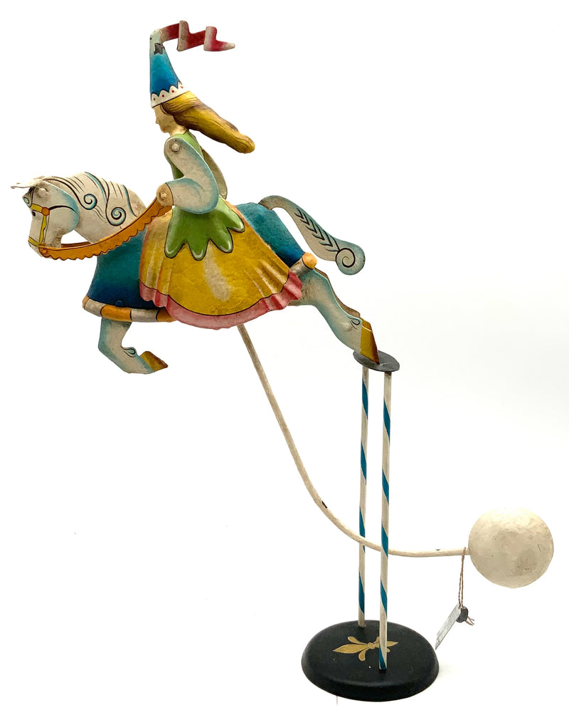 French Painted Metal Balancing Toy