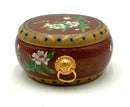 Cloisonne Lidded Box with Ring Handles