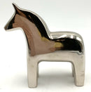 Contemporary Metal Danish Dala Horse