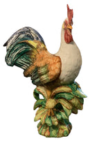 Extra Large Vintage Italian Pottery Rooster