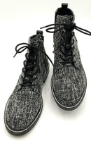 NYDJ Black/White Tweed "Eileen" Bootie 7.5