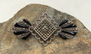Sterling, Onyx & Marcasite Brooch