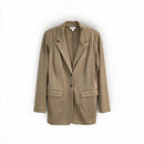 J JILL Camel Ponte Knit Blazer