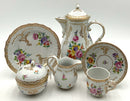 Dresden Carl Thieme Porcelain 15pc Chocolate Set