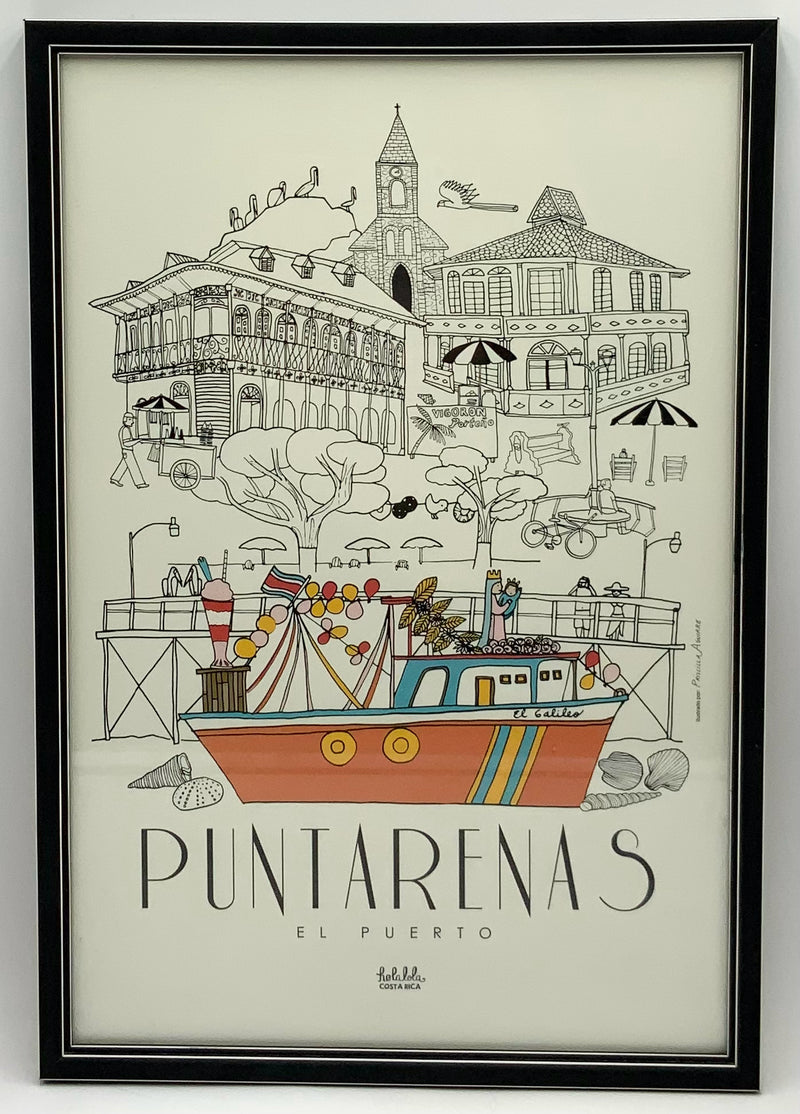 Pair of Framed Costa Rica Prints