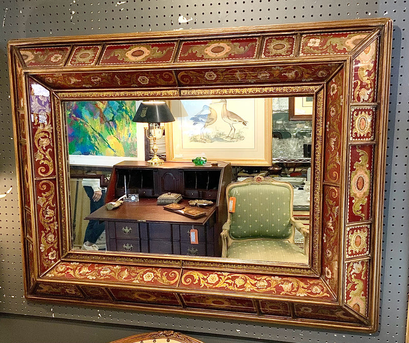 Reverse Painted Eglomise Mirror