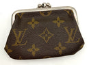 LOUIS VUITTON Vintage Saks Fifth Avenue Monogram Canvas Kisslock Coinpurse