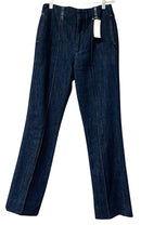 Frame Dk Wash w/Front Seam Straight Leg Jeans