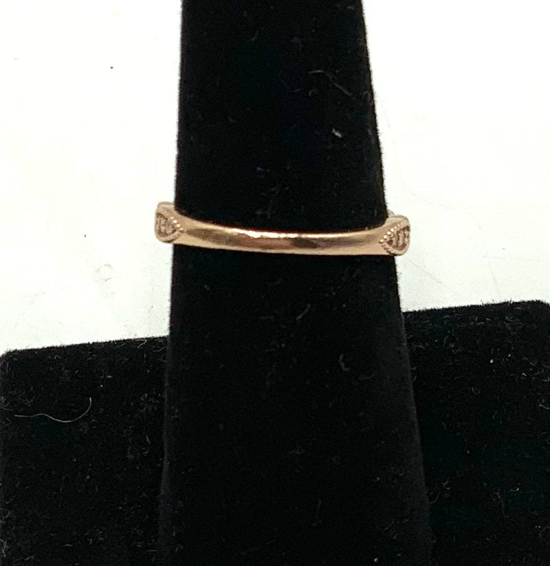 14kt Rose Gold, Diamond & Ruby Ring
