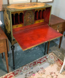 Antique Handpainted German Desk with Chair