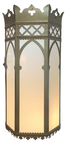 Vintage Cathedral Pendant Floor Lamp
