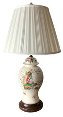 Chinoiserie Ceramic Table Lamp