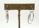 14kt & 10kt Gold Double Circles Dangle Earrings