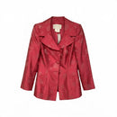 ESCADA Pink Floral Raw Silk 3 Button Jacket