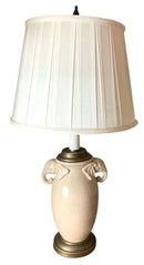 Craquelure Elephant Motif Lamp