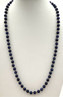 14kt Gold & Lapis Beaded Necklace
