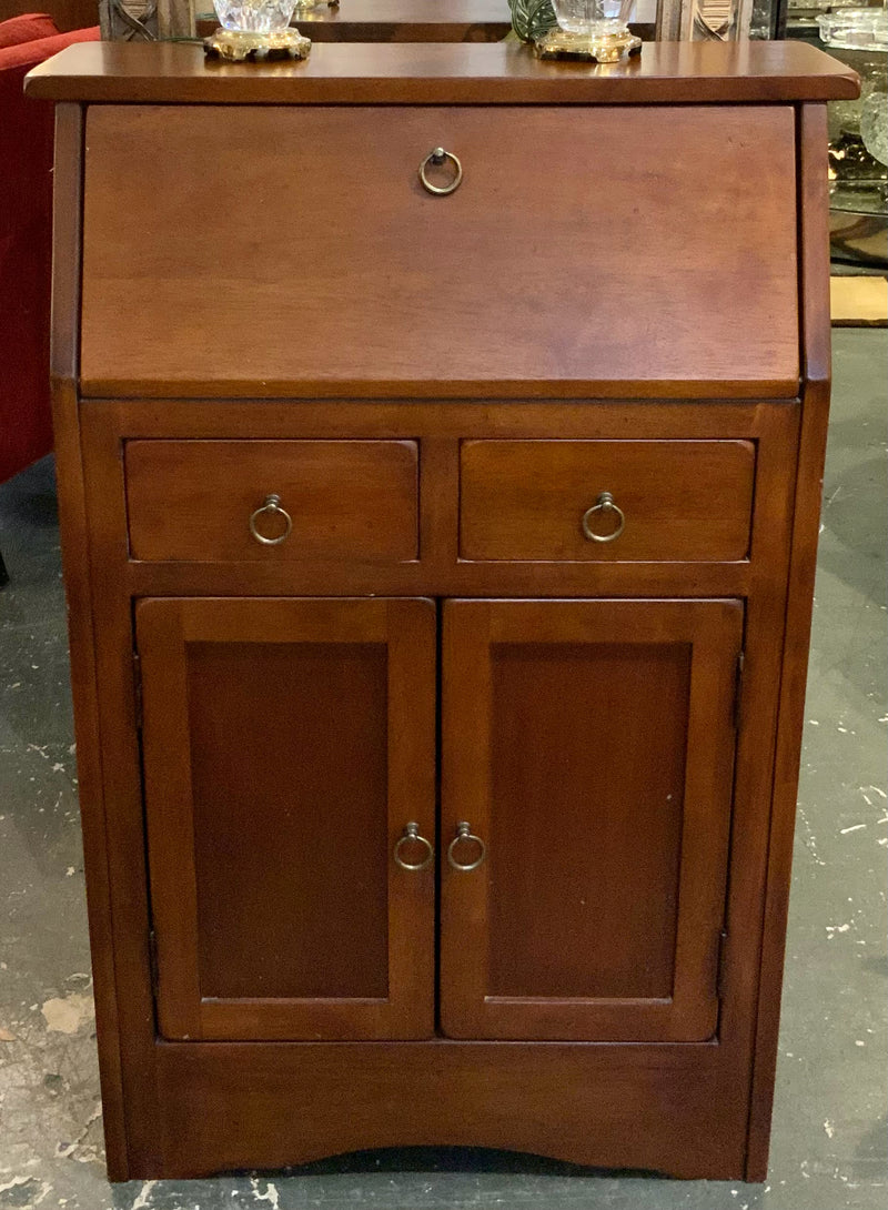 Small Wood Cabinet with Fold Out Top