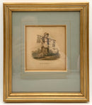 Set/4 Vintage English Engravings