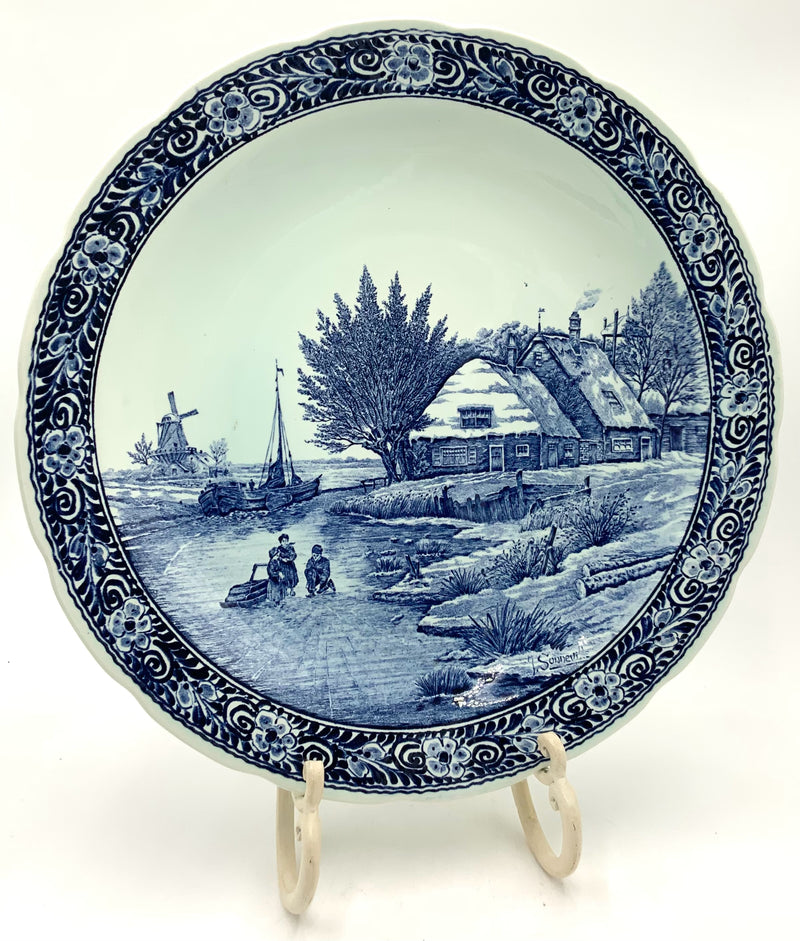 Large Boch Delfts Platter