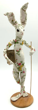 Handmade Embroidered Cotton Hare