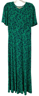 BODEN Green/Navy Floral S/S Maxi Dress
