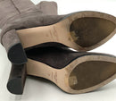 JIMMY CHOO Dark Grey Velvet Suede Madalie Tall Boots 38