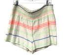 VINEYARD VINES White Neon Multi Smocked Waist Shorts
