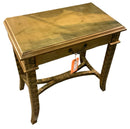 Handpainted Gold Occasional Table with Bird Motif