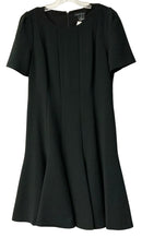 CLUB MONACO Black Fit and Flare S/S Dress