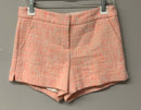 TRINA TURK Neon Pink/Cream Tweed Shorts