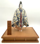 Ceramic Japanese "Noh" Figure on Wood Stage
