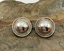 MEXICO STERLING Large Round Earrings